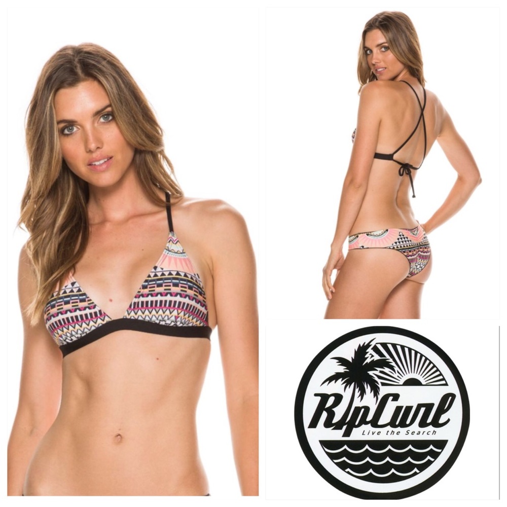 🌊RIP CURL GODDESS CROSSBACK BIKINI TOP NWT - Picture 3 of 8